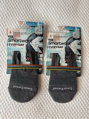 Smartwool Everyday No-Show Socks Zero Cushion Medium Gray Unisex Size S